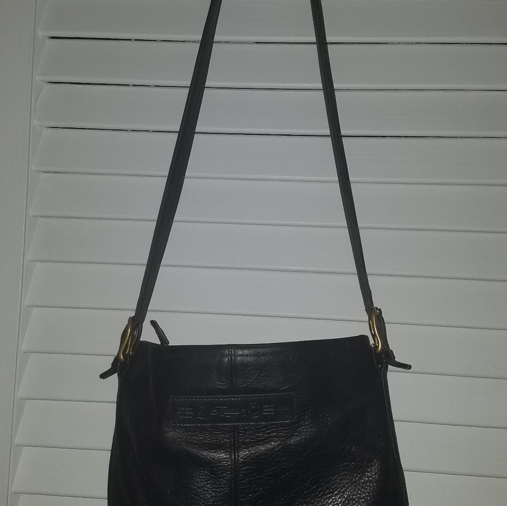 Shoulder leather bag